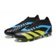 Adidas Predator Accuracy FG Soccer Cleats Black Yellow Blue For Men