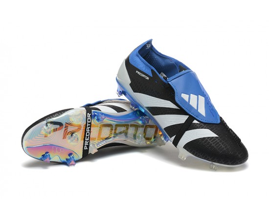 Adidas Predator Accuracy FG Soccer Cleats Blue Black White For Men