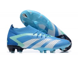 Adidas Predator Accuracy FG Soccer Cleats Blue Grey For Men 