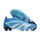 Adidas Predator Accuracy FG Soccer Cleats Blue Grey For Men