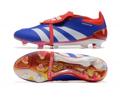 Adidas Predator Accuracy FG Soccer Cleats Blue Red White For Men 