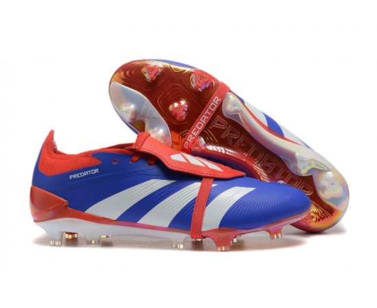 Adidas Predator Accuracy FG Soccer Cleats Blue Red White For Men