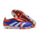 Adidas Predator Accuracy FG Soccer Cleats Blue Red White For Men