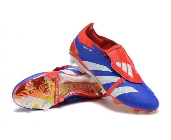 Adidas Predator Accuracy FG Soccer Cleats Blue Red White For Men