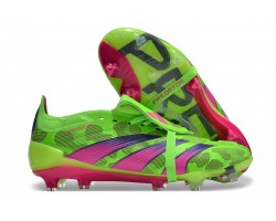 Adidas Predator Accuracy FG Soccer Cleats Green Purple For Men 