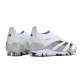 Adidas Predator Accuracy FG Soccer Cleats Grey White For Men