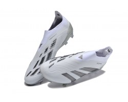 Adidas Predator Accuracy FG Soccer Cleats Grey White For Men 