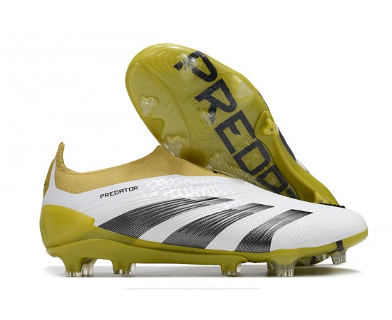 Adidas Predator Accuracy FG Soccer Cleats Olive White Black For Men