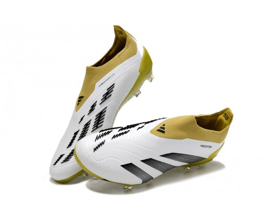 Adidas Predator Accuracy FG Soccer Cleats Olive White Black For Men