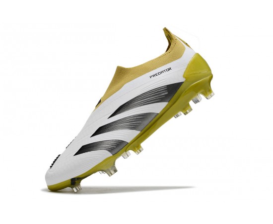 Adidas Predator Accuracy FG Soccer Cleats Olive White Black For Men