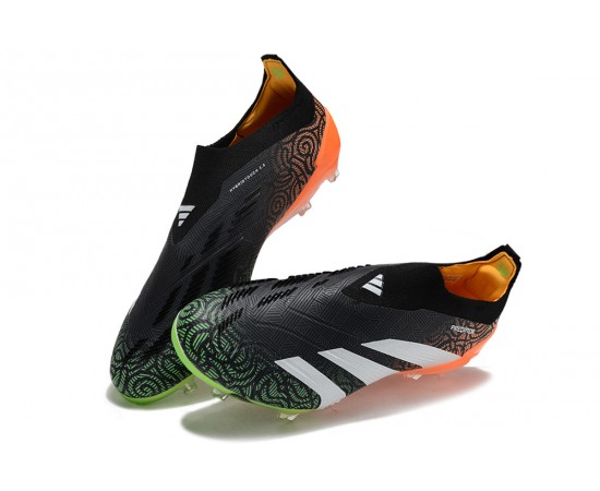 Adidas Predator Accuracy FG Soccer Cleats Orange Black Silver For Men