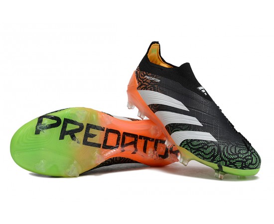 Adidas Predator Accuracy FG Soccer Cleats Orange Black Silver For Men