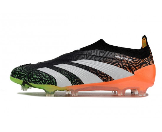 Adidas Predator Accuracy FG Soccer Cleats Orange Black Silver For Men