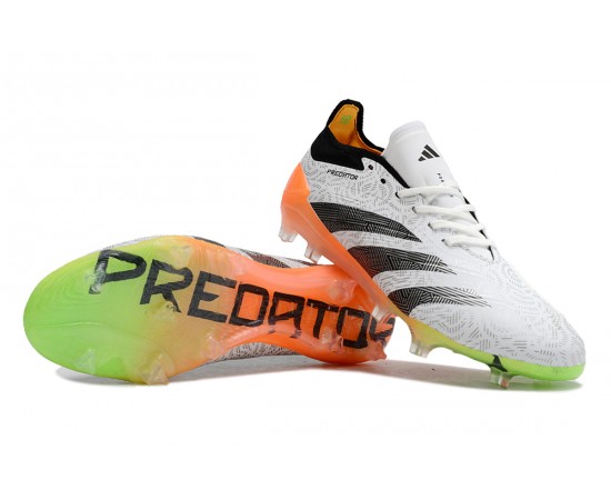 Adidas Predator Accuracy FG Soccer Cleats Orange Grey Black For Men