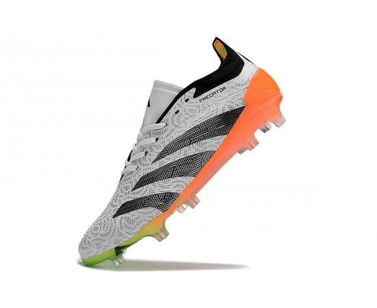 Adidas Predator Accuracy FG Soccer Cleats Orange Grey Black For Men