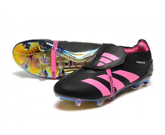 Adidas Predator Accuracy FG Soccer Cleats Pink Black For Men