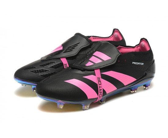 Adidas Predator Accuracy FG Soccer Cleats Pink Black For Men