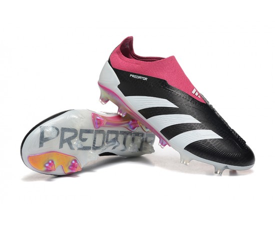 Adidas Predator Accuracy FG Soccer Cleats Pink Black White For Men