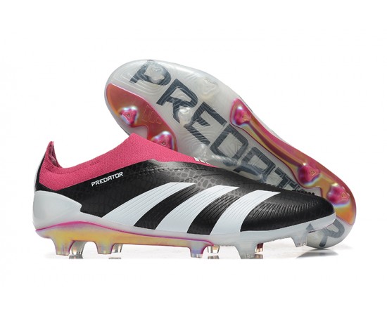 Adidas Predator Accuracy FG Soccer Cleats Pink Black White For Men