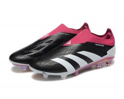 Adidas Predator Accuracy FG Soccer Cleats Pink Black White For Men 