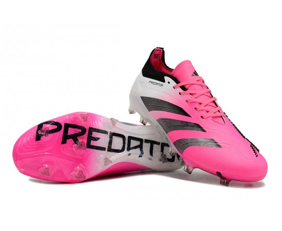 Adidas Predator Accuracy FG Soccer Cleats Purple Black White For Men