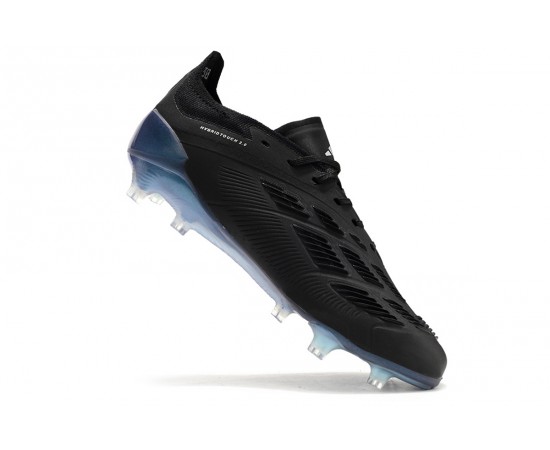 Adidas Predator Accuracy FG Soccer Cleats Silver Black For Men