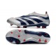 Adidas Predator Accuracy FG Soccer Cleats Silver Blue Red For Men And Women