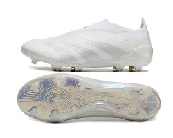 Adidas Predator Accuracy FG Soccer Cleats White Beige For Men And Women 