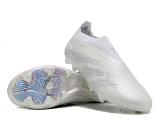 Adidas Predator Accuracy FG Soccer Cleats White Beige For Men And Women