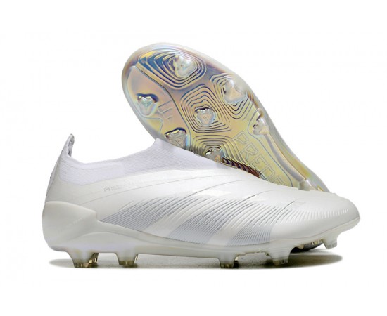 Adidas Predator Accuracy FG Soccer Cleats White Beige For Men And Women