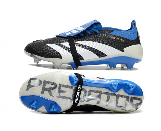 Adidas Predator Accuracy FG Soccer Cleats White Black Blue For Men And Women