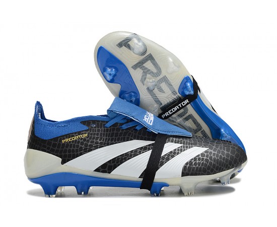 Adidas Predator Accuracy FG Soccer Cleats White Black Blue For Men And Women