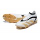 Adidas Predator Accuracy FG Soccer Cleats White Gold Black For Men