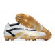 Adidas Predator Accuracy FG Soccer Cleats White Gold Black For Men