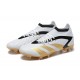 Adidas Predator Accuracy FG Soccer Cleats White Gold Black For Men