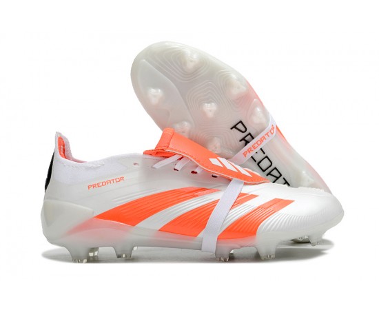 Adidas Predator Accuracy FG Soccer Cleats White Orange For Men And Women