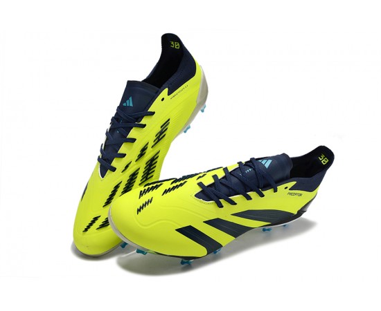 Adidas Predator Accuracy FG Soccer Cleats Yellow Black For Men And Women