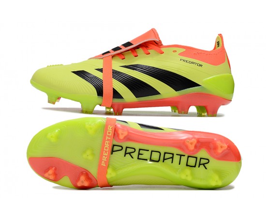 Adidas Predator Accuracy FG Soccer Cleats Yellow Black Orange For Men And Women