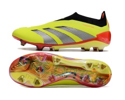 Adidas Predator Accuracy FG Soccer Cleats Yellow Black Red For Men And Women 