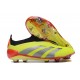 Adidas Predator Accuracy FG Soccer Cleats Yellow Black Red For Men And Women