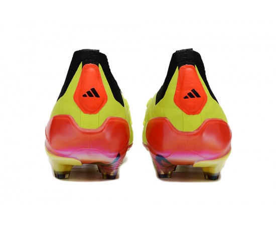 Adidas Predator Accuracy FG Soccer Cleats Yellow Black Red For Men And Women