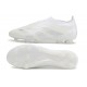 Adidas Predator Elite Laceless Boost FG Beige Silver Low Soccer Cleats For Men