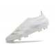 Adidas Predator Elite Laceless Boost FG Beige Silver Low Soccer Cleats For Men