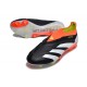 Adidas Predator Elite Laceless Boost FG Grey Black Orange Low Soccer Cleats For Men