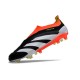 Adidas Predator Elite Laceless Boost FG Grey Black Orange Low Soccer Cleats For Men