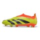 Adidas Predator Elite Laceless Boost FG Yellow Black Orange Low Soccer Cleats For Men