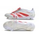 Adidas Predator Elite Tongue FG Beige White And Red Low Soccer Cleats For Men