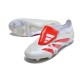 Adidas Predator Elite Tongue FG Beige White And Red Low Soccer Cleats For Men