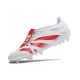 Adidas Predator Elite Tongue FG Beige White And Red Low Soccer Cleats For Men