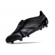 Adidas Predator Elite Tongue FG Black And Silver Low Soccer Cleats For Men